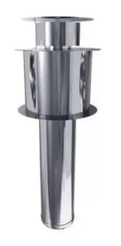 TERMINAL VERTICAL Inox Diam100/150 - STV100EI - DUALIS EI TERMINAL VERTICAL Inox Diam100/150 - STV100EI - DUALIS EI